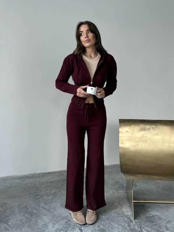 Adison Triko Takım - Bordo - 1