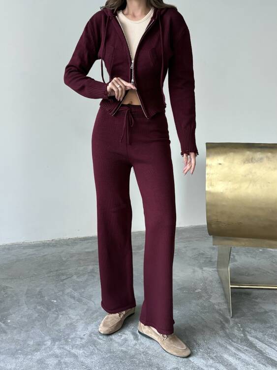 Adison Triko Takım - Bordo - 6