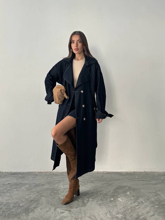 Alice Trençkot - Denim - 5