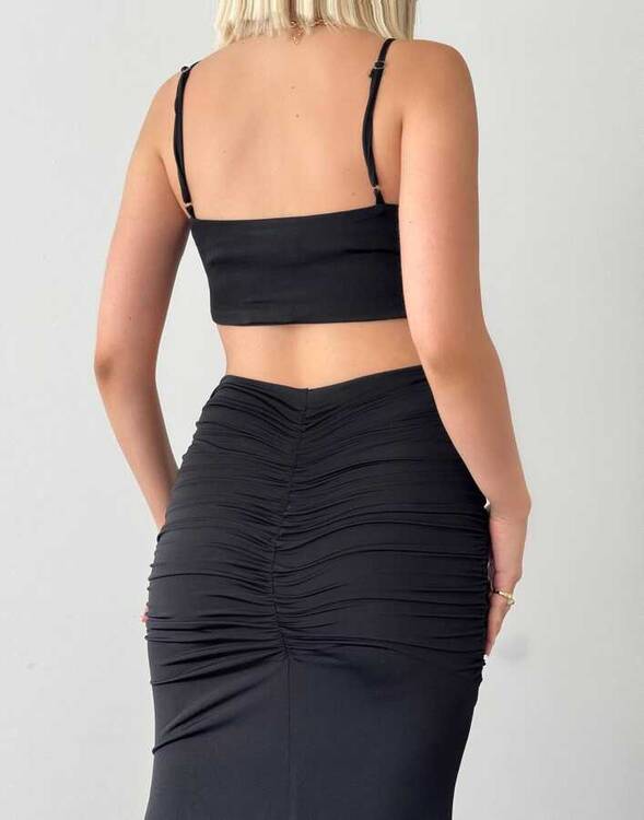 Andeep Cendy Elbise- Siyah - 2