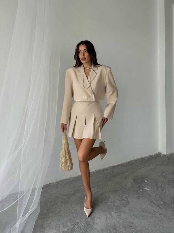 Anna Takım- Bej - 1