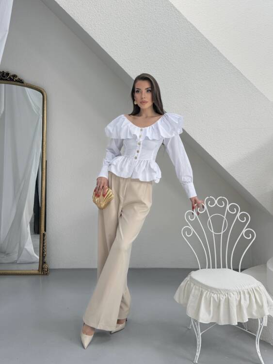 Arian Gömlek - Beyaz - 3