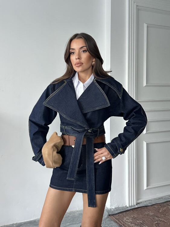 Arumi Ceket - Denim - 3