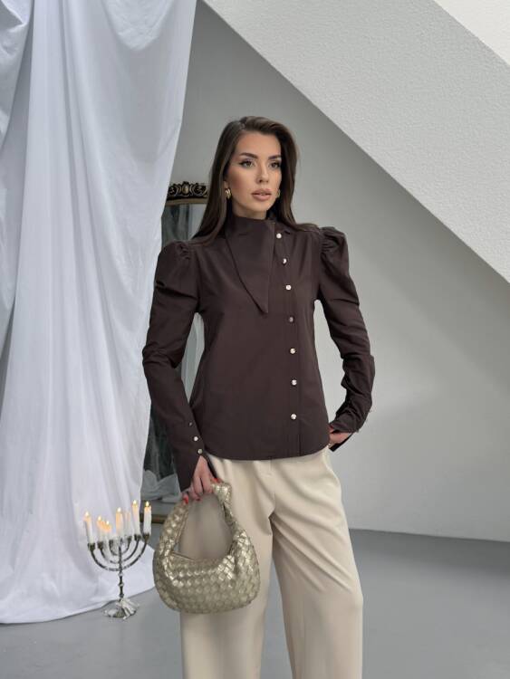 Axelle Gömlek - Acı Kahve - 3