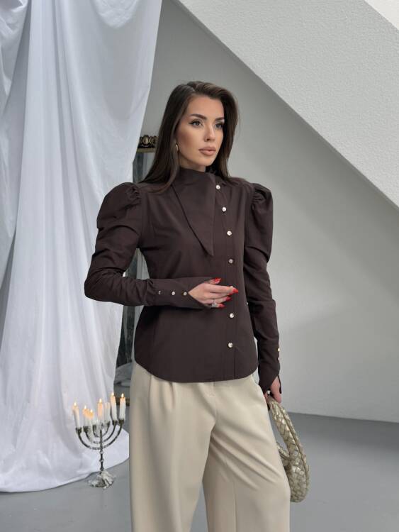 Axelle Gömlek - Acı Kahve - 4