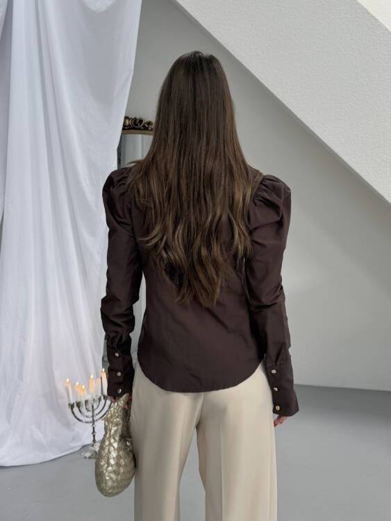 Axelle Gömlek - Acı Kahve - 6
