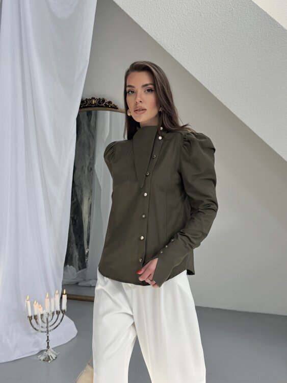 Axelle Gömlek - Haki - 2