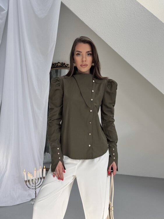 Axelle Gömlek - Haki - 5