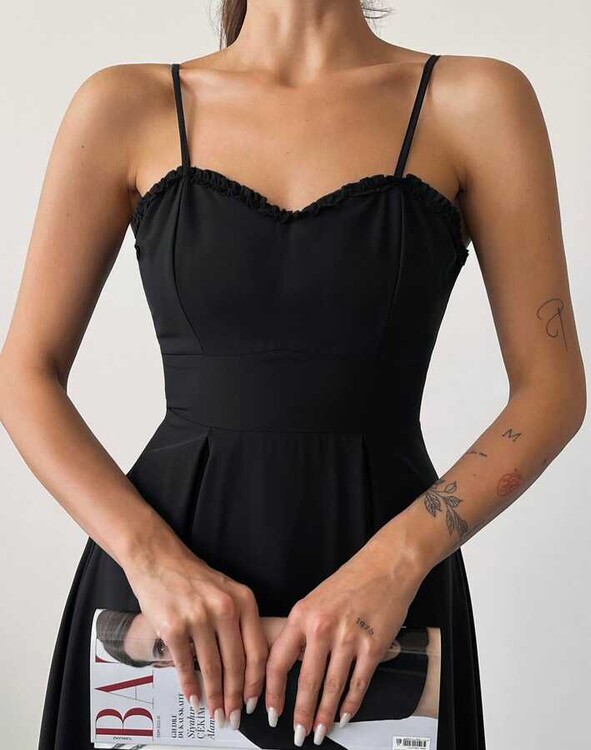 Blanca Elbise- Siyah - 2