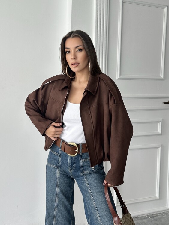Bomber Ceket - Acı Kahve - 3
