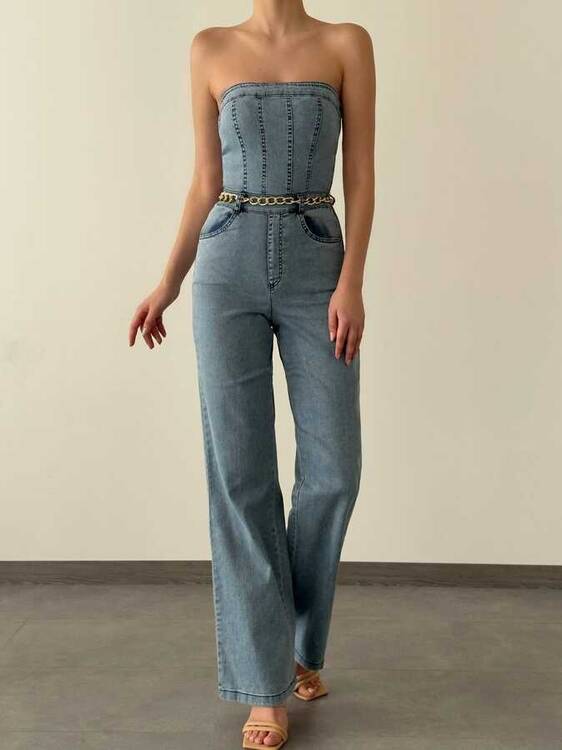 Cedar Denim Tulum- Mavi - 1