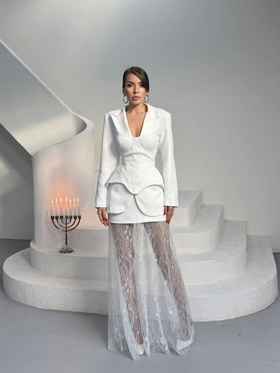 Celestine 3 Lü Takım - Beyaz - 1