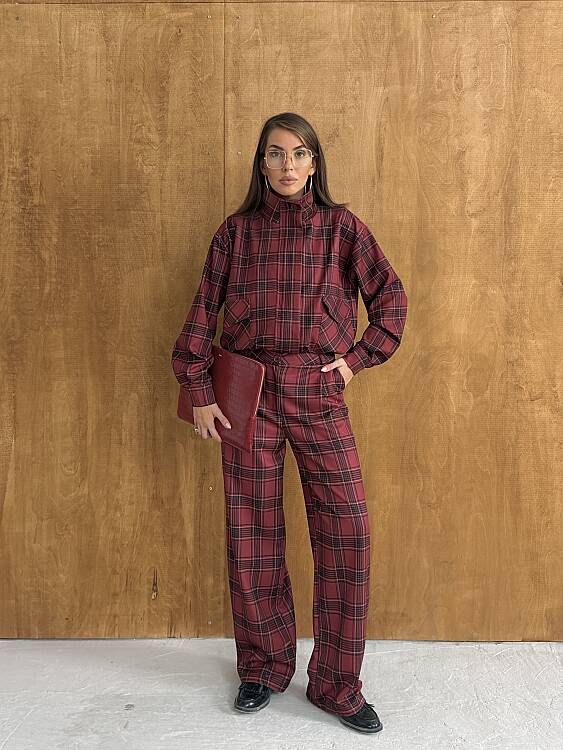 DISYRIC Kareli Takım 2460 - Bordo - 2