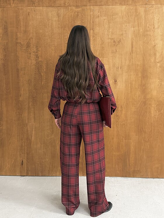 DISYRIC Kareli Takım 2460 - Bordo - 5