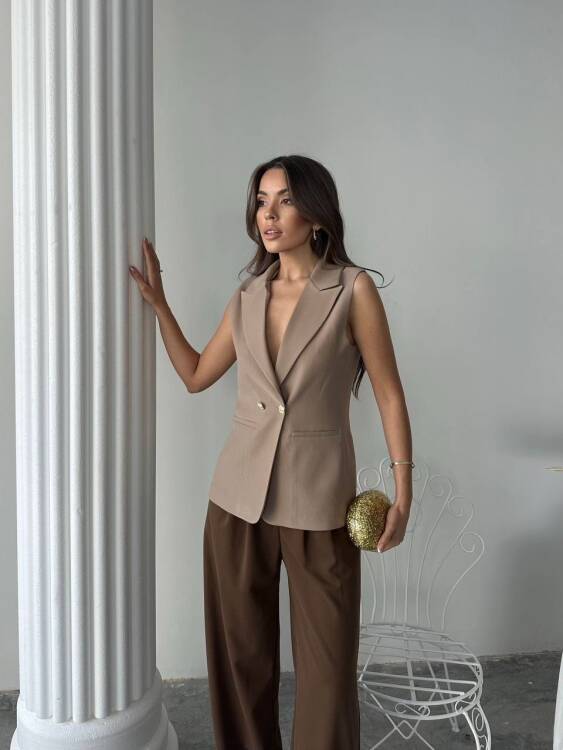 Edna Yelek - Kahverengi - 1