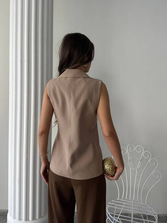 Edna Yelek - Kahverengi - 2