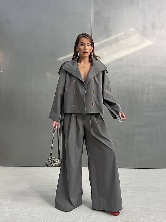 ELINA Trenç Takım - Antrasit - 1
