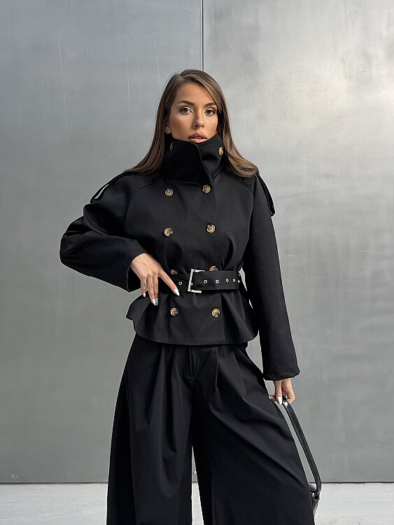 ELINA Trenç Takım - Siyah - 4
