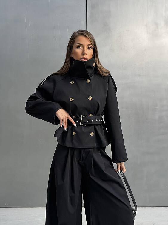 ELINA Trenç Takım - Siyah - 4
