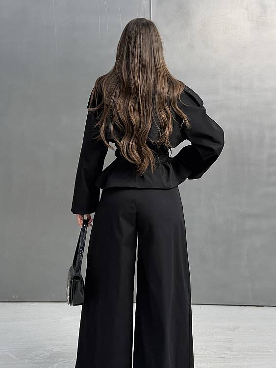 ELINA Trenç Takım - Siyah - 6