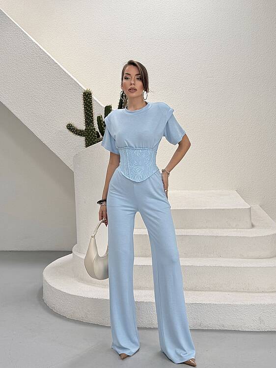 Fastine 3 Lü Takım - Bebe Mavisi - 4