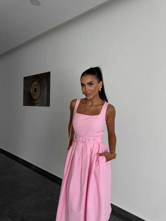 Fremont Elbise- Pembe - 3
