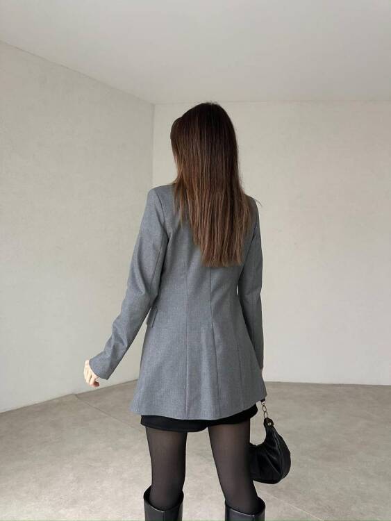 Laura Ceket - Antrasit - 2