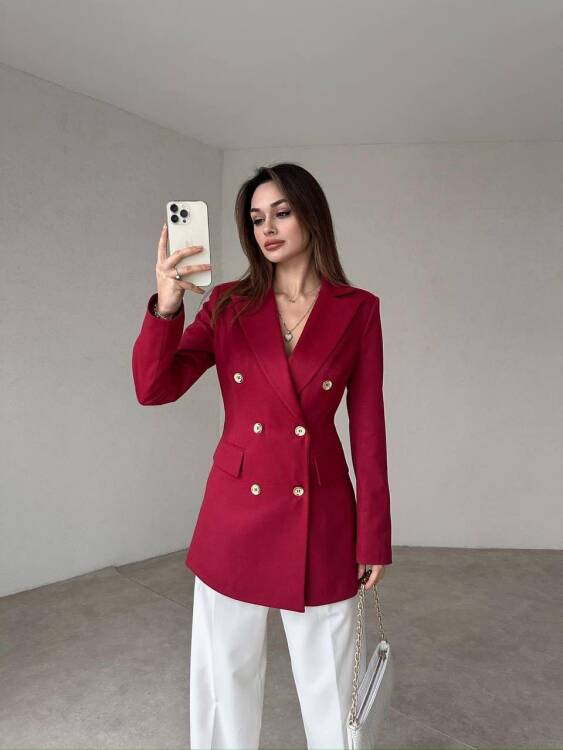 Laura Ceket - Kırmızı - 3