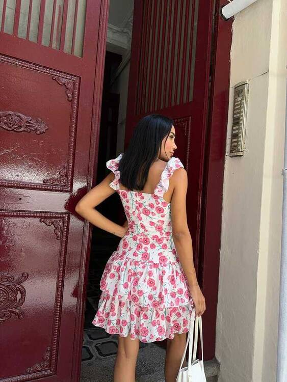 Rossa Elbise- Pembe - 2