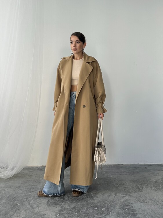 Sabella Trençkot - Camel - 3