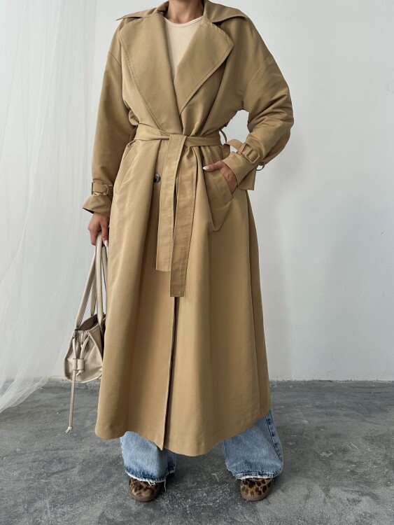 Sabella Trençkot - Camel - 6