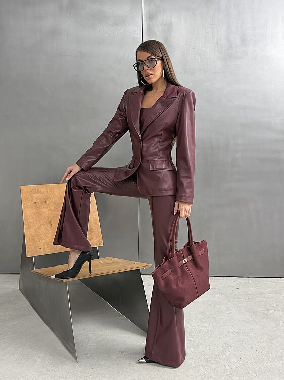 SIBA 3 Lü Takım 3201 - Bordo - 5