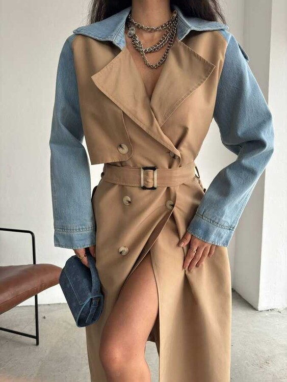 Zoe Trenchcoat- Camel - 2